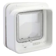 Sure Petcare Flap Dualscan Microchip Kattenluik Wit 20 x 20 x 7 cm