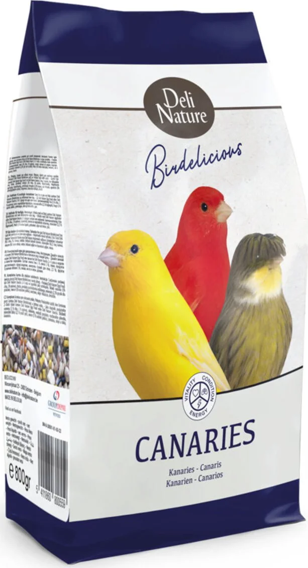5x Deli Nature Kanaries Birdelicious 800 gr