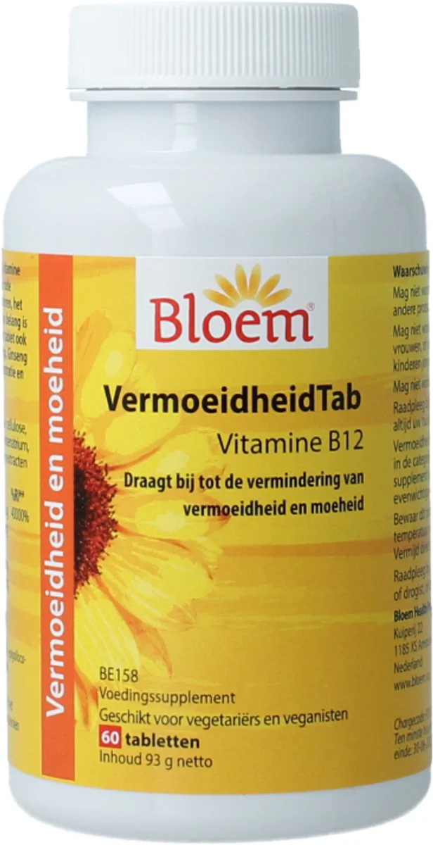 Bloem VermoeidheidTab Tabletten 60TB