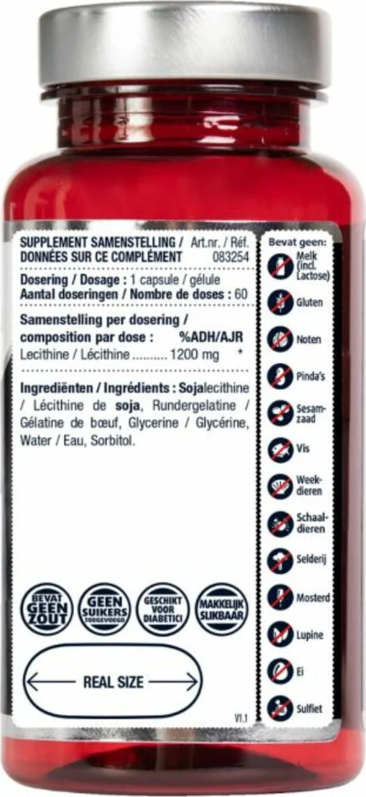 2x Lucovitaal Soja Lecithine 1200 mg 60 capsules