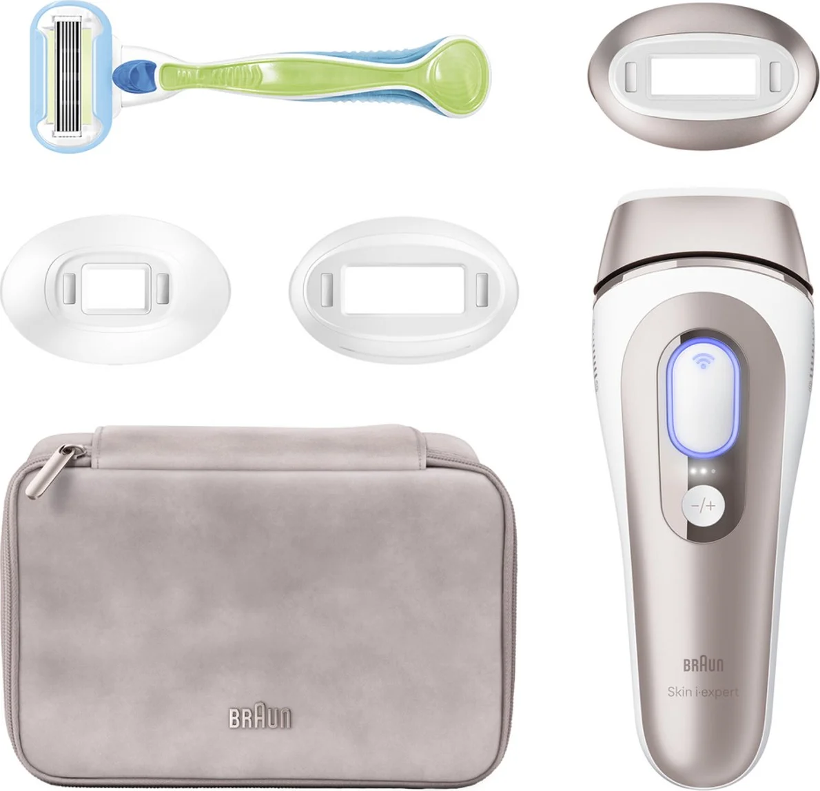 Braun Smart PL7253 Skin i·expert - IPL Ontharingsapparaat - inclusief Etui, Venus Scheersysteem en 3 Koppen