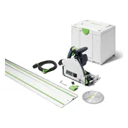 Festool TS 60 KEBQ-Plus-FS Invalzaag in Systainer met FS 1400/2 Geleiderail - 577417