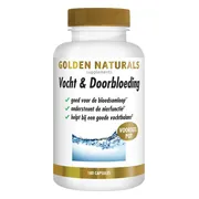 2x Golden Naturals Vocht & Doorbloeding 180 vegacapsules
