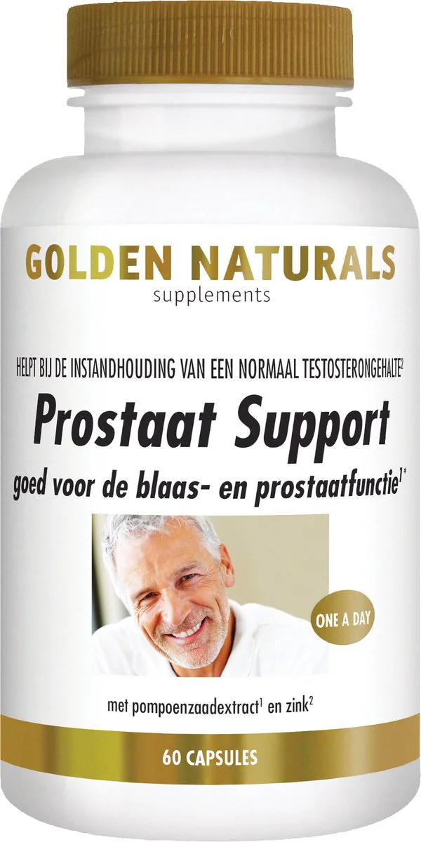 Golden Naturals Prostaat Support 60 vegacapsules