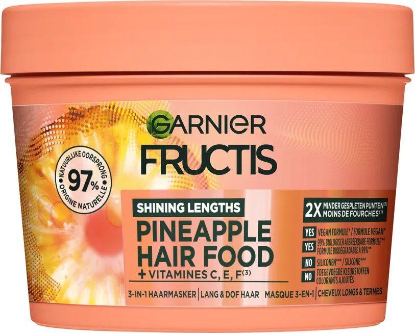 Garnier Fructis Pineapple Hair Food Haarmasker 400 ml