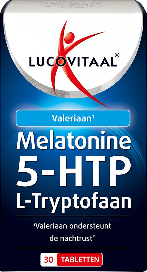 3x Lucovitaal Melatonine 5-HTP L-Tryptofaan 30 tabletten