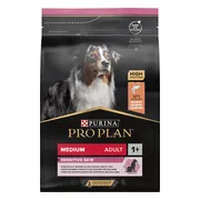 4x Pro Plan Hondenvoer Droog Adult Medium Sensitive Skin Zalm 3 kg
