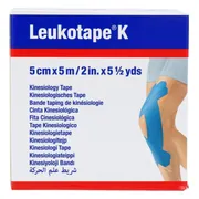 Leukoplast Leukotape K Kinesiotape Blauw 5cmx5m