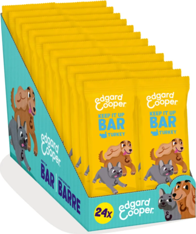 24x Edgard & Cooper Adult Bar Kalkoen 30 gr