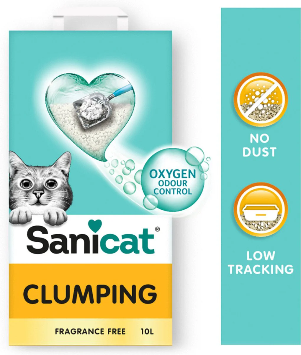Sanicat Kattenbakvulling Clumping 16 liter