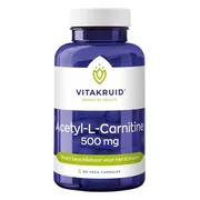 Vitakruid Acetyl L-Carnitine 500 mg 90 vegancapsules