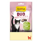 12x GimCat Duo Kattensnack Lam & Gevogelte 50 gr
