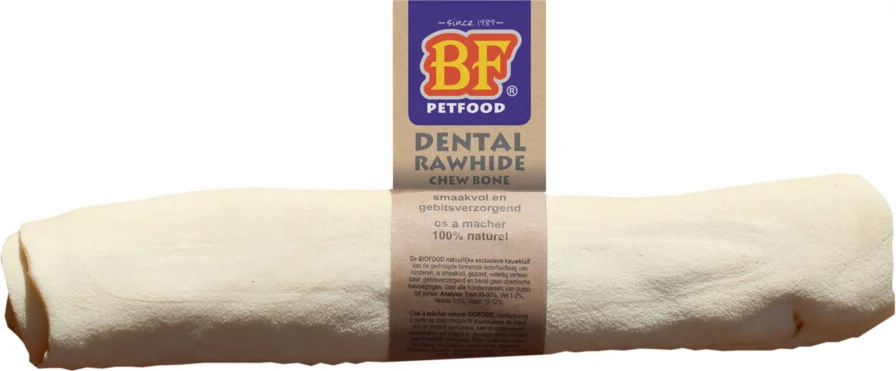 BF Petfood Dental Rol Rawhide Large