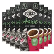 8x Voskes Kattensnack Mousse Kip in Saus 7x30 gr