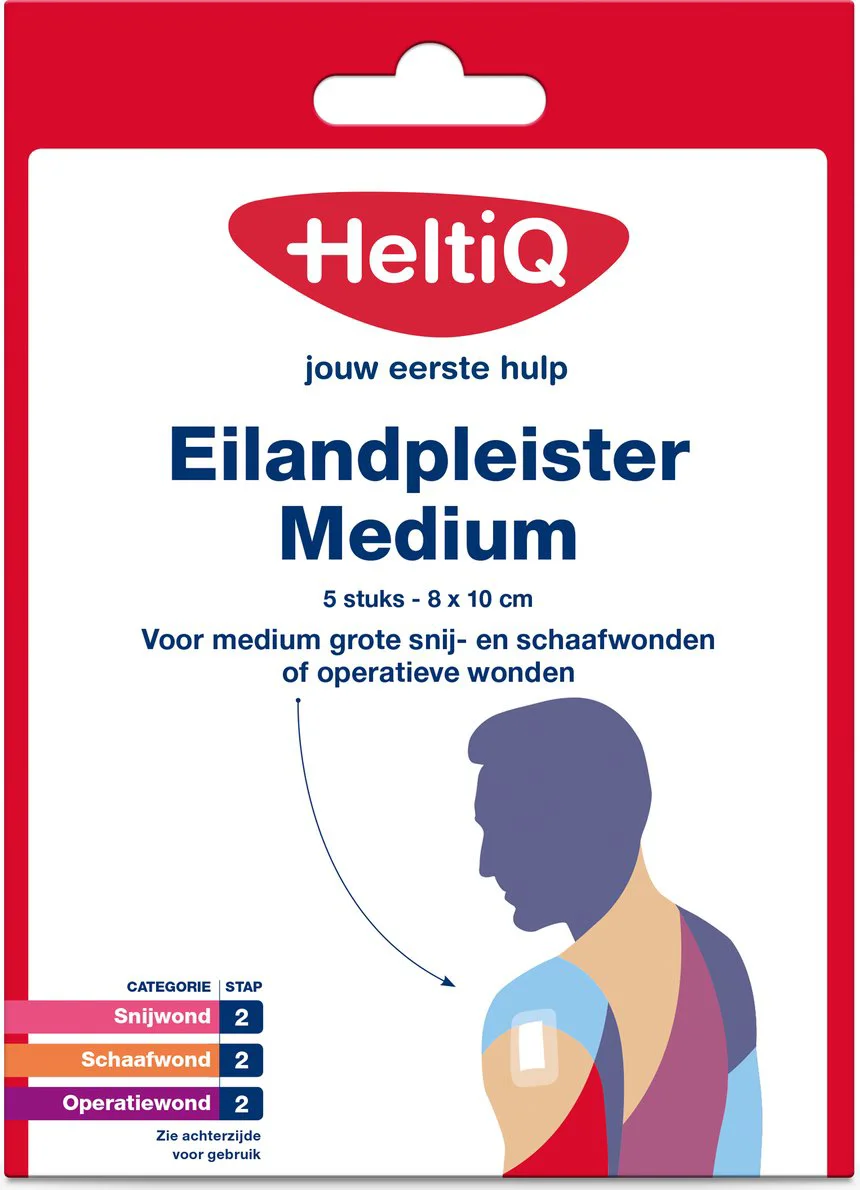 HeltiQ Eilandpleister Medium 5ST