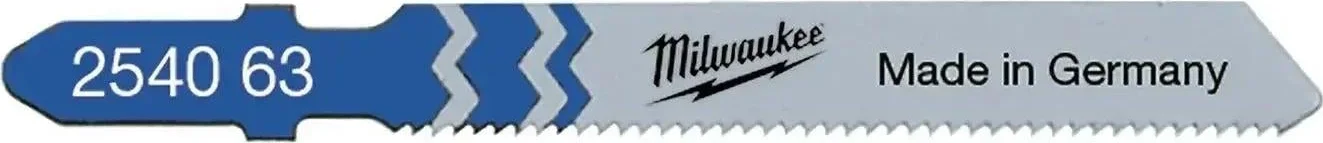 Milwaukee Traditionele decoupeerzaagbladen 55 x 1,2 mm T 118 A - VE=5 - 4932254063