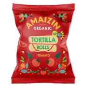 Amaizin Organic Tortilla Rolls Tomato 100GR