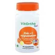 VitOrtho Kind Zink + C Zuigtabletten 30TB