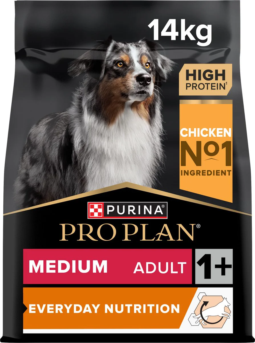 Pro Plan Hondenvoer Droog Adult Medium Everyday Nutrition Kip 14 kg