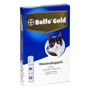 Bolfo Gold Anti Vlooiendruppels Kat Vanaf 4 kg 4 pipetten