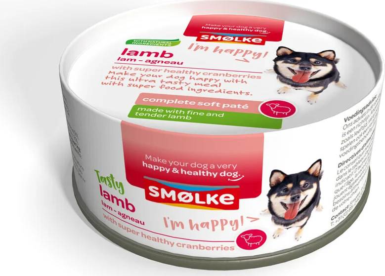 Smolke Hondenvoer Soft Paté Lam 125 gr