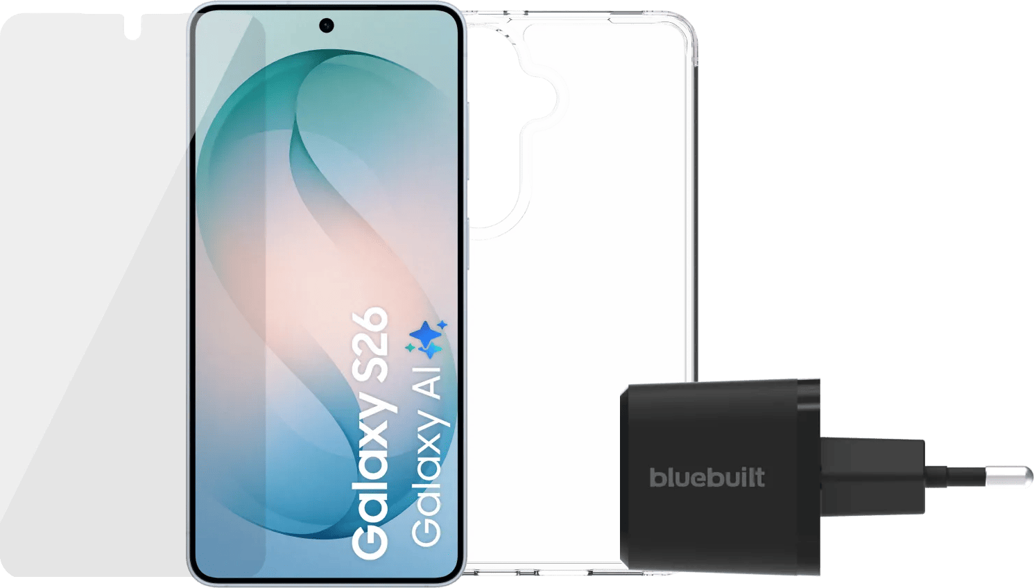 Samsung Galaxy S26 512GB Lichtblauw 5G + Compleet Accessoirepakket