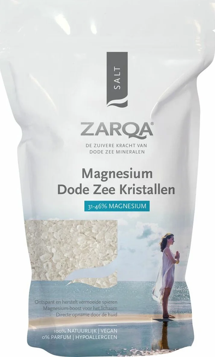 6x Zarqa Dode Zeekristallen Magnesium 1 kg
