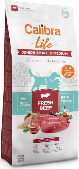 Calibra Life Junior Small & Medium Hondenvoer Rund 2,5 kg