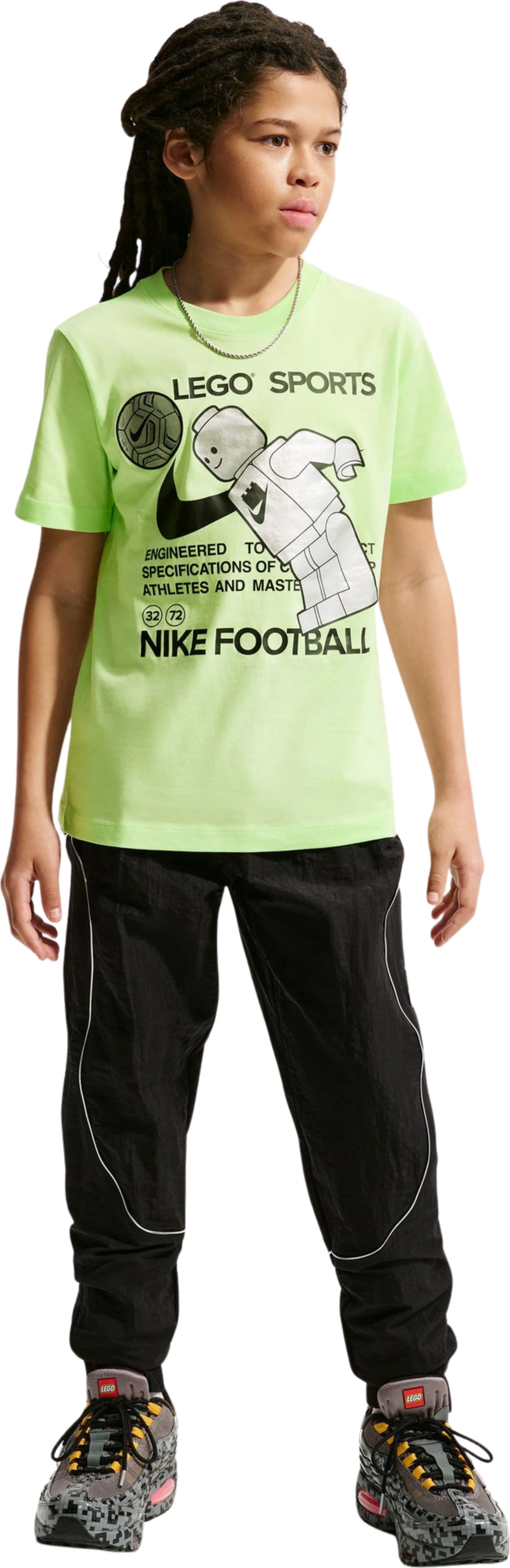 Nike x LEGO collectie T-shirt voor oudere kinderen