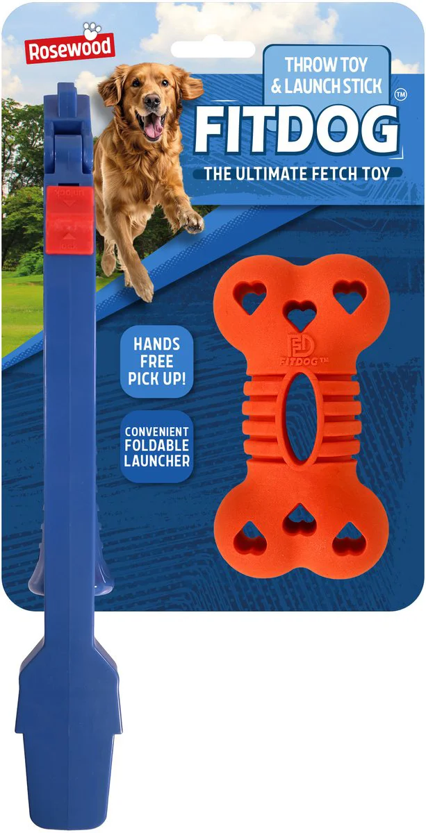 Rosewood Fitdog Bone With Launcher
