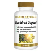 2x Golden Naturals Bloeddruk Support Vegan 60 tabletten