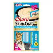 Ciao Churu Kat Huid & Vacht Sint-jakobsschelp & Tonijn 56 gr