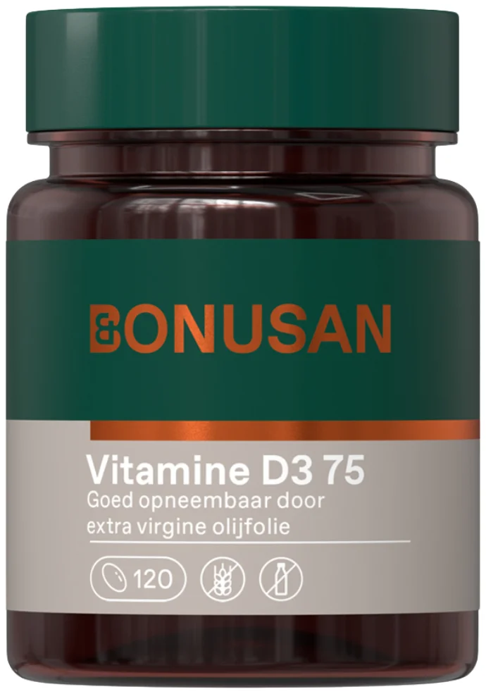 Bonusan Vitamine D3 75 Softgels 120CP