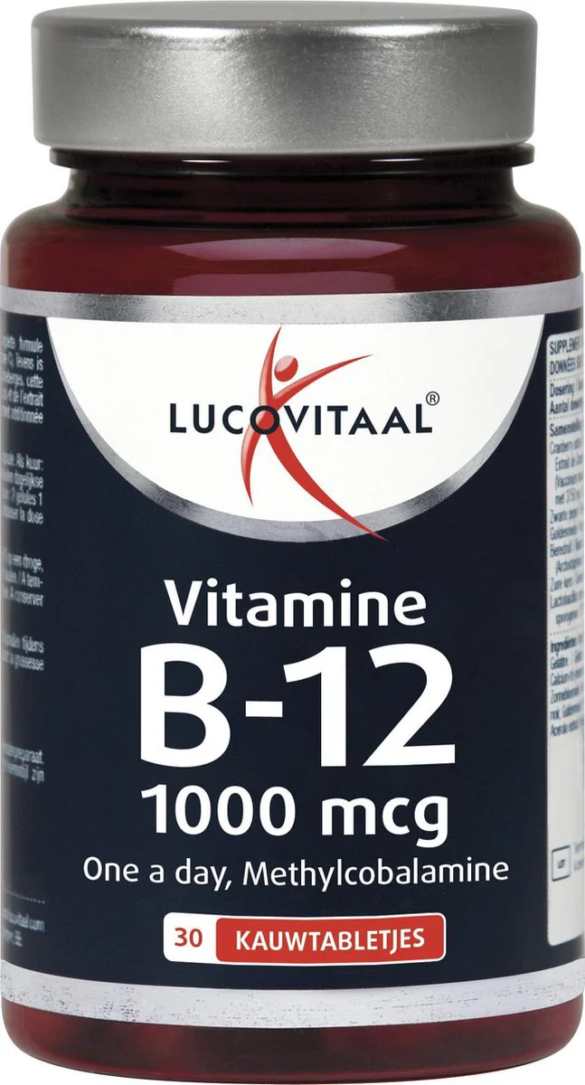Lucovitaal Vitamine B12 1000mcg 30 kauwtabletten