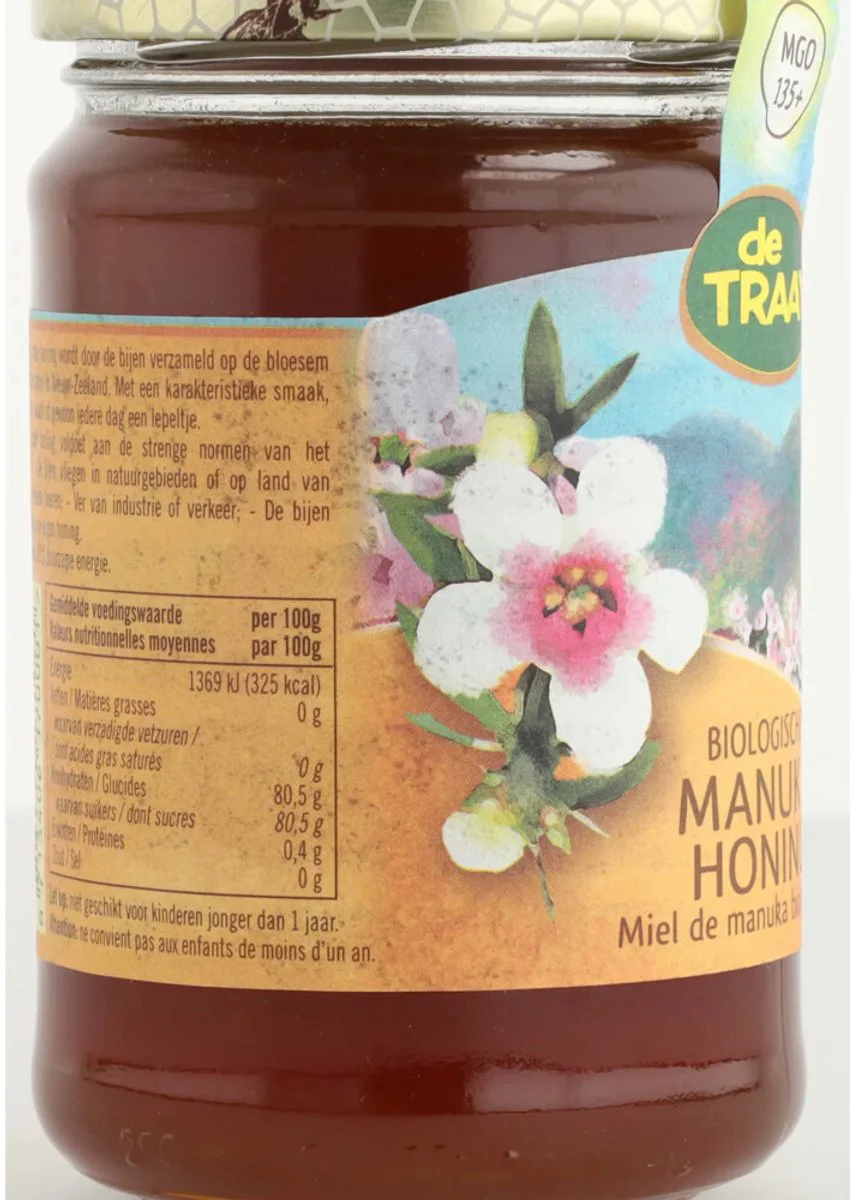De Traay Manuka Honing Biologisch 350GR