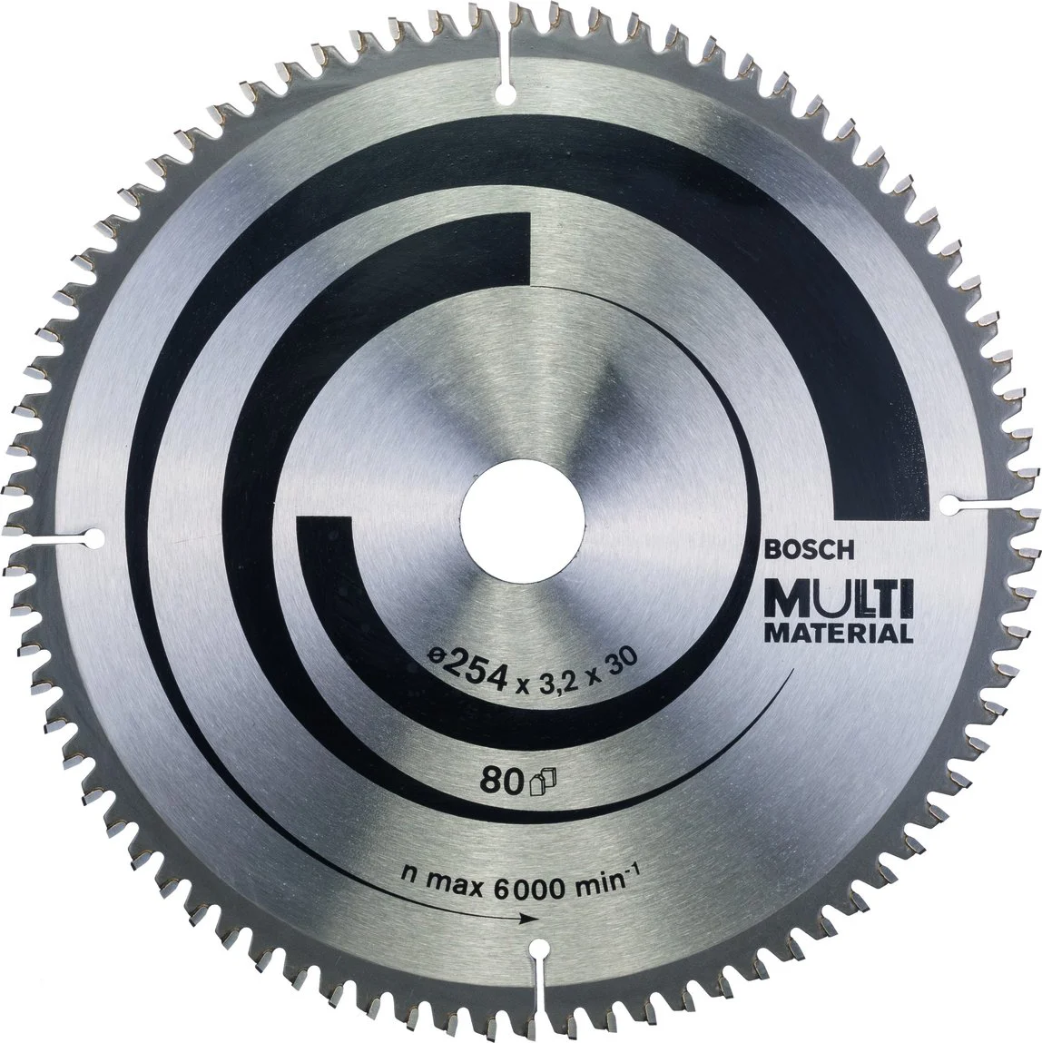 Bosch Professional Cirkelzaagblad PRO Multi Material | Ø 254 x 3,2 x 30mm 80T - 2608640450