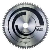 Bosch Professional Cirkelzaagblad PRO Multi Material | Ø 254 x 3,2 x 30mm 80T - 2608640450