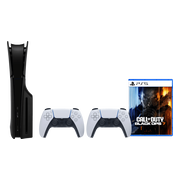 Sony PlayStation 5 Slim Disc Edition + Black Ops 7 + Covers Zwart + Extra Controller Wit