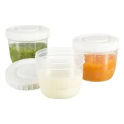 Difrax Moedermelk en Babyvoeding Bewaarbakjes 6ST