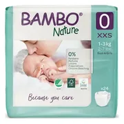Bambo Nature Luiers Maat 0 XXS 24ST