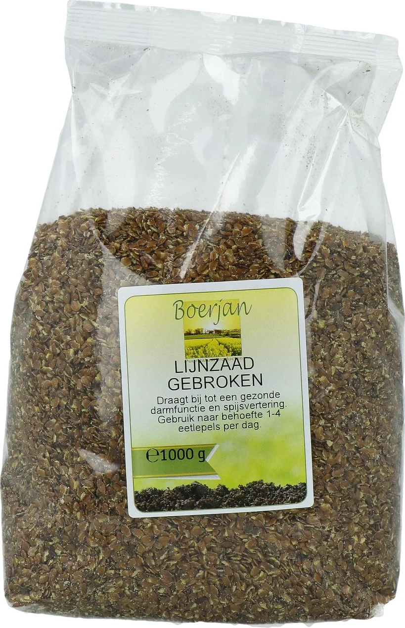 Boerjan Lijnzaad Gebroken 1KG
