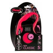 Flexi Rollijn Classic Koord 5 mtr tot 12 kg Rood