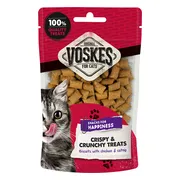 10x Voskes Kattensnack Crispy & Crunchy Kip & Catnip 60 gr