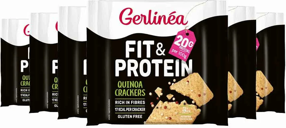 6x Gerlinea Quinoa Crackers 100 gr