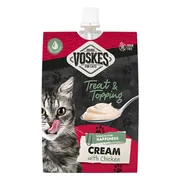 15x Voskes Original Cream Kattensnack Kip 90 gr