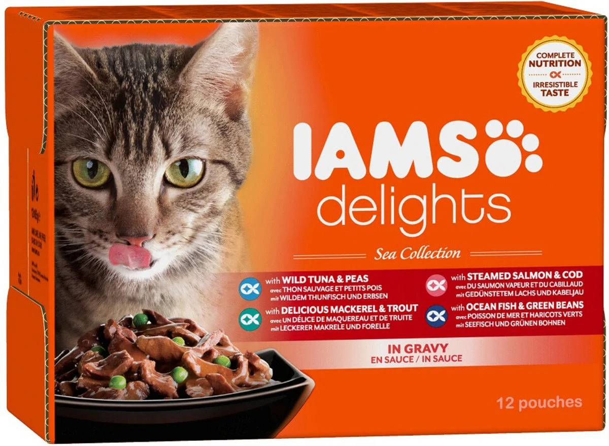 IAMS Delights Sea Collection 12 x 85 gr
