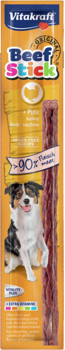 Vitakraft Beefstick Hond Kalkoen 12 gr
