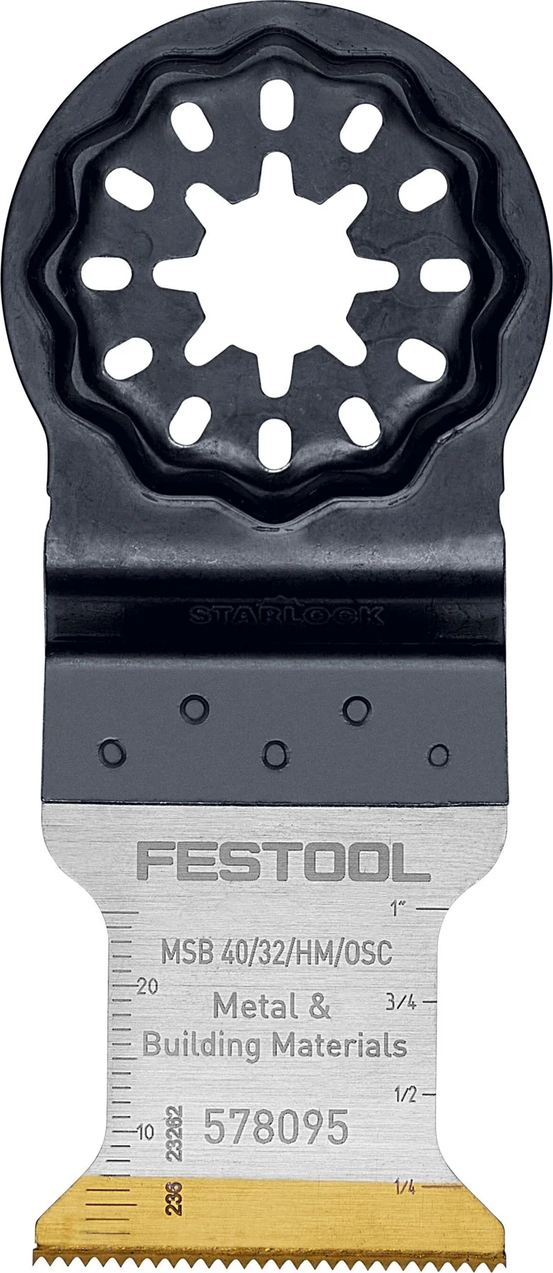 Festool MSB 40/32/HM/OSC Multitool Zaagblad HM - 578095