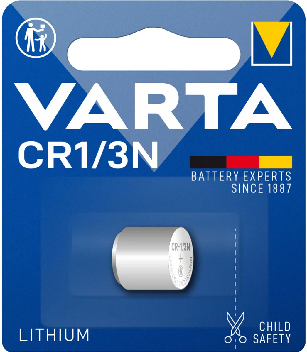Varta LITHIUM Coin Batterijen CR1/3N Blister