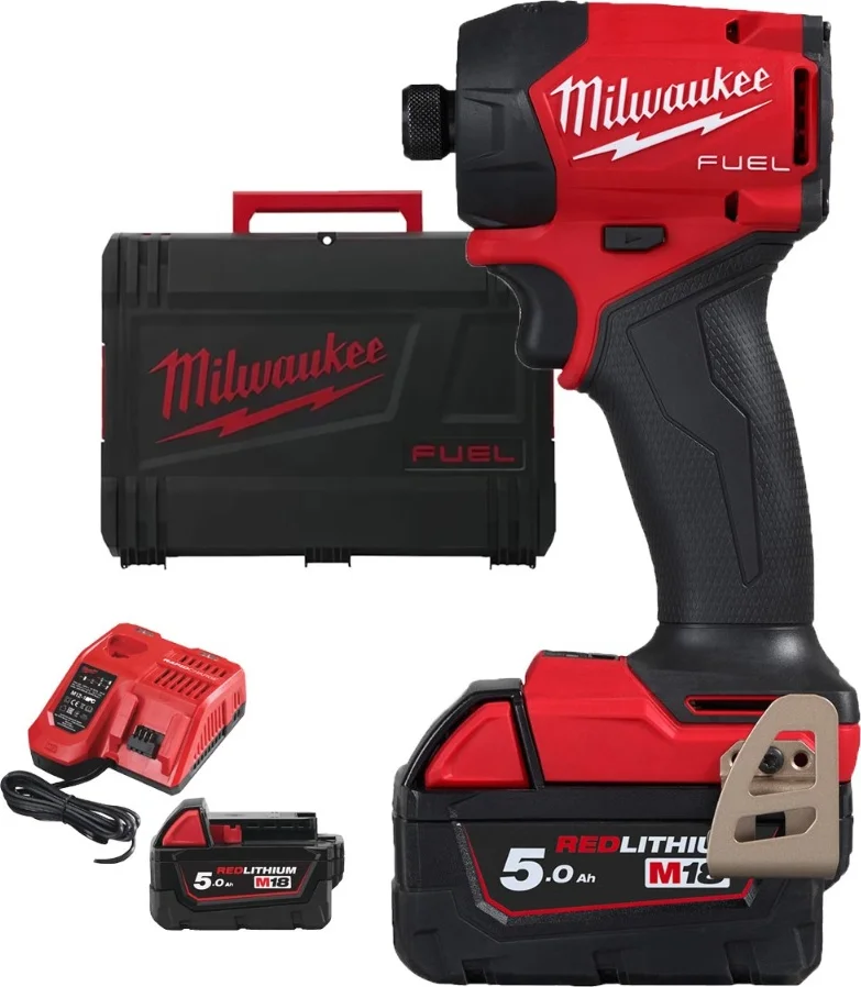 Milwaukee M18 FUEL™ FIDRQ-502X Accu hydraulische slagschroevendraaier 113Nm SURGE™ 18V 5.0Ah in HD-Box - 4933498912